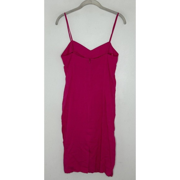 Marvin Singer For Depeche Mode Hot Pink VTG Slip Dress Size 8 - Picture 4 of 6